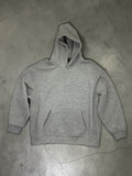 Shiny grey essential hoodie