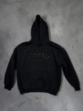 Black pray cross hoodie