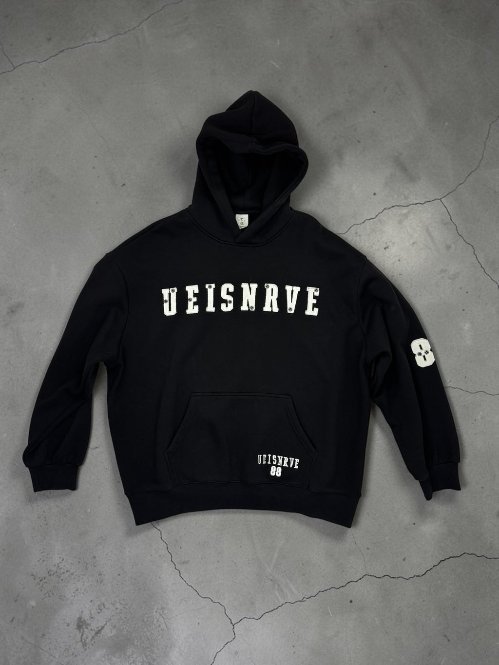 Varsity hoodie black