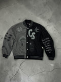Crossed souls varsity jacket
